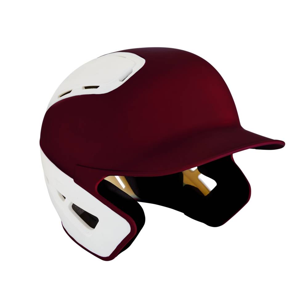 Mizuno Men's B6 Baseball Batting Helmet Burgundy/White (380385-WDP)